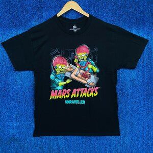 Mars Attacks Horror Sci Fi Movie T-shirt Large